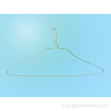 Cintre de chemise simple de peinture / poudre d&#39;immersion d&#39;or
